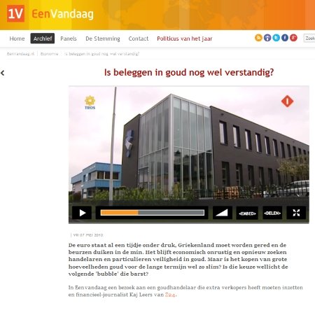 Is beleggen in goud nog wel verstandig?