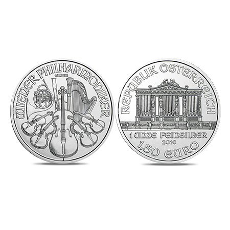 Wiener Philharmoniker zilver 1 OZ