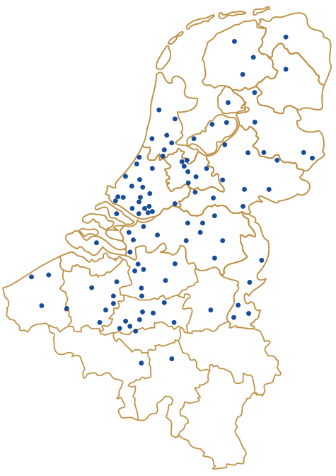 Onze vestigingen in België