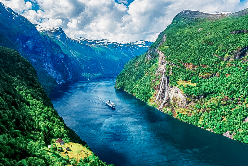 Reis naar Noorwegen, fjorden