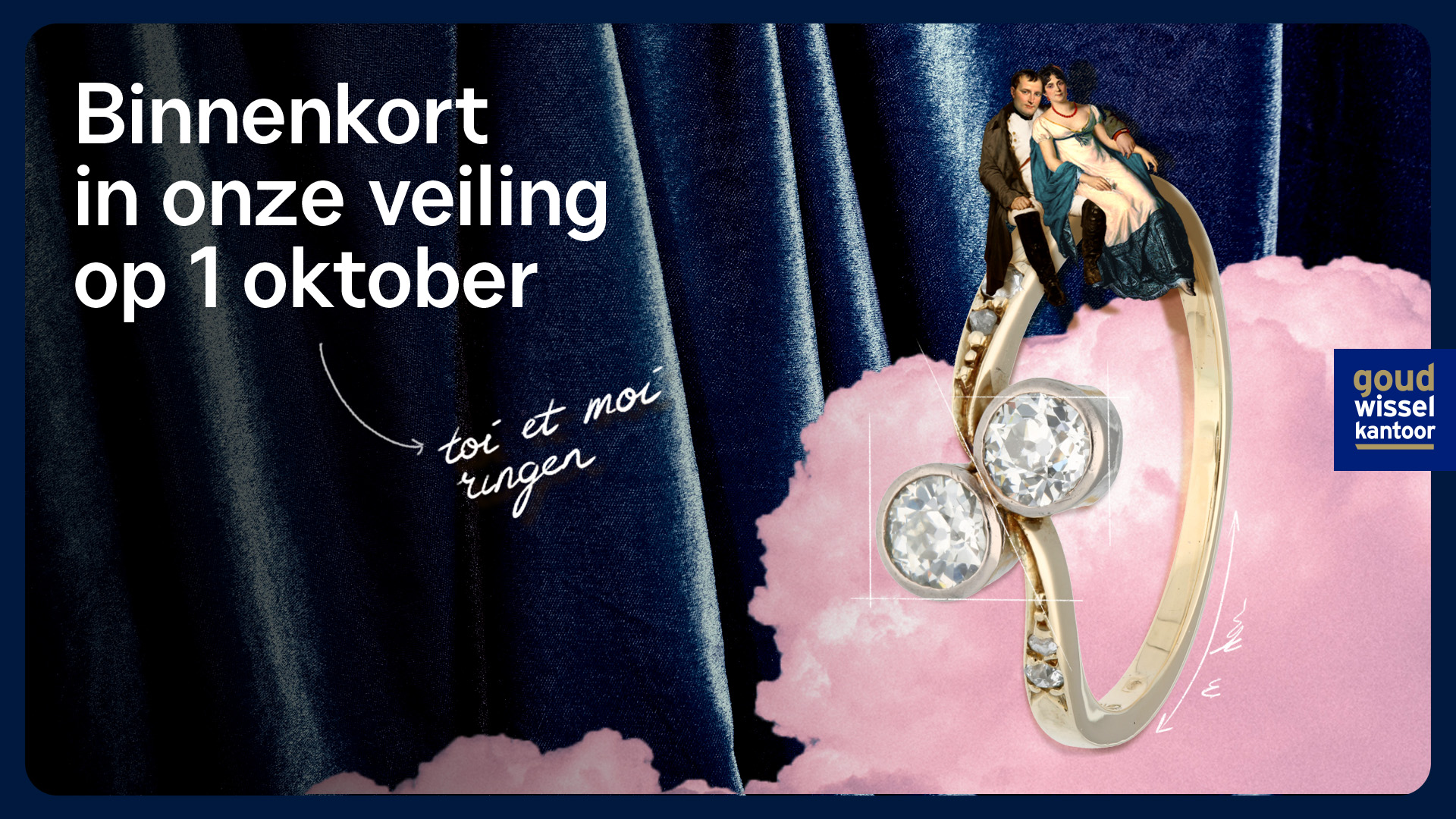Nu in onze veiling: sieraden met parels en toi-et-moi ringen 